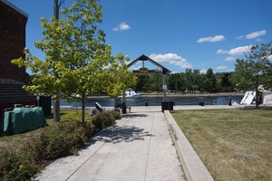 Gate to walkway