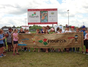 Flourish sign unveiling